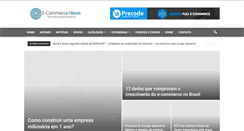 Desktop Screenshot of ecommercenews.com.br